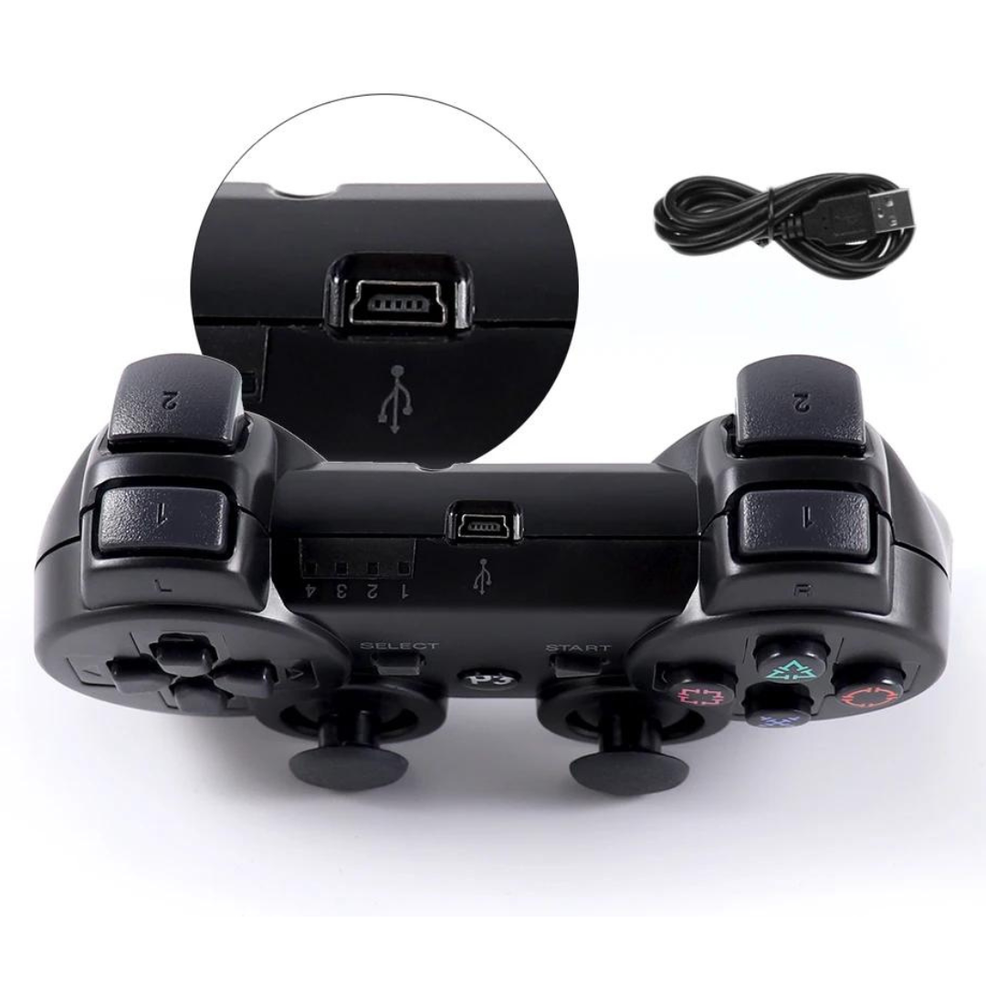 ps3＆コントローラ＆ソフトセット Game Stick X2 Plus con Mandos Recargables Tipo PS3